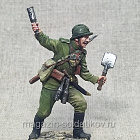 Миниатюра из олова Русский штурмовик 1917 г., 54 мм, Студия Большой полк (ИЛ2677.13.02.54) (ИЛ2677.13.02.54 )
