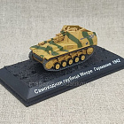 Масштабная модель в сборе и окраске Немецкая САУ Wespe (не новая) (1:72), Танки мира (ТМК17) (ТМК17)