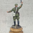 Комбат, капитан пехоты Красной Армии, 1941-43гг. СССР, подставка (MS005) (MS005)