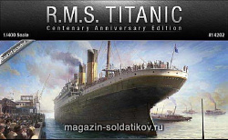 Масштабная модель в сборе и окраске Титаник юбилейный выпуск (1:400), Academy
