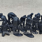 Солдатики из пластика German Panzer Crew (in Combat) WWII 1/32, Mars (32035) (32035)
