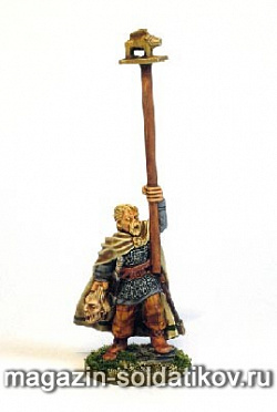 Сборные фигуры из пластика Знаменосец Кельтов (1) BLI Warlord (WG-CE-STD-1) (WG-CE-STD-1)