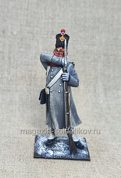 Французские фузелер, зима 1812 г., 54 мм, Студия Большой полк (ИЛ2559.12.03.54) (ИЛ2559.12.03.54)