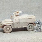 Автомобиль ГАЗ «Тигр» с пулемётом 1/56 3Д Корнукопия (552-040) (552-040)