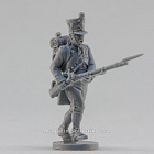 Сборная миниатюра из смолы Фузилёр в кивере, в атаке, Франция, 28 мм, Аванпост