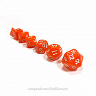 Набор из 7 кубиков для ролевых игр (оранжевый) Звезда