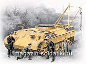 Сборная модель из пластика Бергепантера с немецким танковым экипажем (1/35) ICM - фото