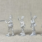 Сборные фигуры из металла Польские повстанцы Набор №2, Повстанцы-стрелки (4 фигурки), 28 мм, Figures from Leon