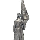 Миниатюра из олова Знаменосец-подпрапорщик 195 пех. Оровайского полка, 1916 г. Россия, EK Castings (WW1-6) (WW1-6)