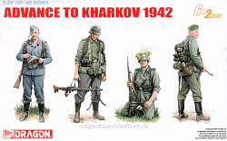 Сборные фигуры из пластика Д Солдаты Advance to Kharkov 1942 (1/35) Dragon