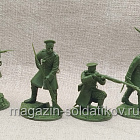 Солдатики из мягкого резиноподобного пластика Русские гренадёры, Крымская война, 1853-1855 гг, 54 мм, Аванпост (SP001) (SP001 )