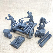 Солдатики из пластика Многоствольное орудие конкистадоров (1:32) Plastic Platoon - фото