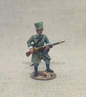 Миниатюра из олова Ратник конного полка Пензенского ополчения, 1812 год, 54 мм, Студия Большой полк - фото