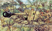 6096 ИТ Немецкая противотанковая пушка ПАК 40 с расчетом  (1/72) Italeri