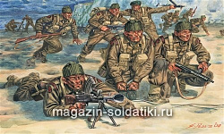 Солдатики из пластика ИТ Набор солдатиков «Британские Коммандос (1941-45)» (1/72) Italeri
