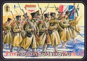 Солдатики из пластика Французская линейная пехота на марше (1/72) Strelets - фото