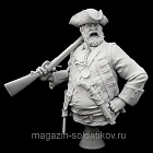 Бюст из смолы Капитан пиратов, 1:10 Medieval Forge Miniatures (A-053) (A-053)