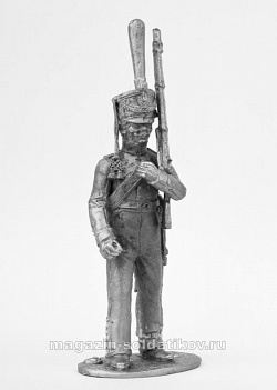 Миниатюра из олова 478 РТ Рядовой конно-егерских полков, 1813-14 гг. 54 мм, Ратник (478-РТ) (478-РТ)