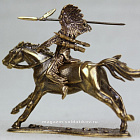 Миниатюра из бронзы Всадник. Битва при Литтл-Бигхорн, 1876 г. 40 мм, Седьмая миниатюра (1876 111) (1876 111)