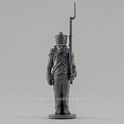 Сборная миниатюра из смолы Рядовой легкой пехоты, стоящий, Франция, 28 мм, Аванпост - фото
