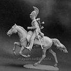 Сборная миниатюра из смолы Трубач армейских драгунских полков, Россия 1812-14, 54 мм, Chronos miniatures (CHM-54397) (CHM-54397)