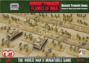 Сборная модель из пластика Desert Trenchlines (15mm) Flames of War - фото