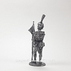 Миниатюра из олова Сержант карабинеров 8-го лёгкого полка с ротным фаньоном. Франция, 1809-12. 54 мм EK Castings