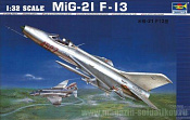 02210 Самолет МиГ - 21 Ф-13 1:32 Трумпетер