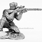 Миниатюра из олова 528 РТ Снайпер, 54 мм, Ратник