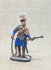 Миниатюра из олова Ротмистр гусарской хоругви, 54 мм, Студия Большой полк - фото