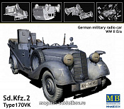 MB 3531 Sd.Kfz. 2 Type 170VK, German military radio car (1/35) Master Box