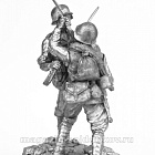 Миниатюра из олова 628 РТ Схватка, 54 мм, Ратник (628-РТ) (628-РТ)