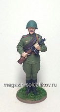 Гвардии красноармеец с ППШ, 1943-45 гг. СССР, 54мм - фото