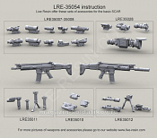 LRE35054 USSOCOM SCAR weapon system FN SCAR-L / Mk.16, 1:35, Live Resin