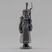 Сборная миниатюра из смолы Сапер легкой пехоты, стоящий, Франция, 28 мм, Аванпост - фото