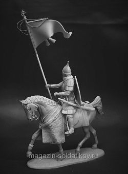Сборная миниатюра из смолы Русский знатный воин, XIV-XV век, 54 мм, Chronos miniatures (CHM-54360) (CHM-54360)