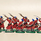 Стрельцы в росписи (16 фигурок) 1/32 (456-056) (456-056)