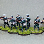 Фигурки из металла Русская гвардейская пехота #1 (24 шт) 28 мм АРЕС (RA-39) (RA-39)