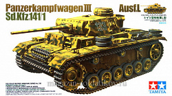 Q445-150 Немецкий танк German Pz. Kpfw III Ausf. L (1:35) Tamiya