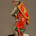 Сборная миниатюра из металла Русский арбалетчик 1242 г, 1:30, Оловянный парад