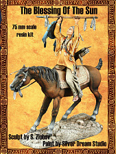 Сборная миниатюра из смолы The Blessing Of The Sun 75 мм, Legion Miniatures - фото