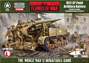 Сборная модель из пластика M12 155mm GMC Field Artillery Battery (15мм) Flames of War - фото