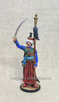 Миниатюра из олова Мамелюк, Франция 1804-15 гг., 54 мм, Студия Большой полк (ИЛ2171.12.03.54) (ИЛ2171.12.03.54)