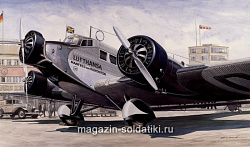 Сборная модель из пластика ИТ Самолет Ju - 52 Civilian (1/72) Italeri