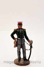 Миниатюра из олова Генерал-майор А.П. Ермолов. Россия, 1812 г. Студия Большой полк - фото