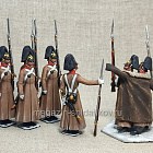 Миниатюра из олова Развод караула 1840-50-е гг. Н 7 шт, Преображенский полк, Студия Большой полк (ИЛ2790.12.02.54) (ИЛ2790.12.02.54)