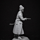 Сборная миниатюра из смолы Полусотенный, полки нового строя, XVII век, 54 мм, TRILOKA miniatures (TLK-54-010) (TLK-54-010)
