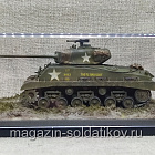 Модель в боксе M4A3E8 Sherman («Easy Eight») 1/72 (208-168) (208-168)