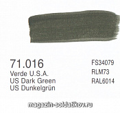 Американский темно-зеленый , Vallejo - фото