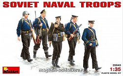 Сборные фигуры из пластика Советская морская пехота MiniArt (1/35)